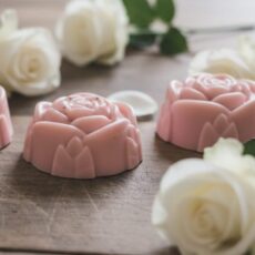 Jabón facial de rosas