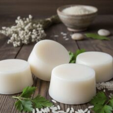 Jabón facial de arroz y perejil